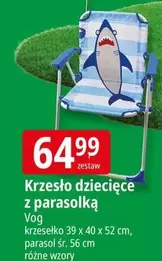 Krzesełko dziecięce z parasolką