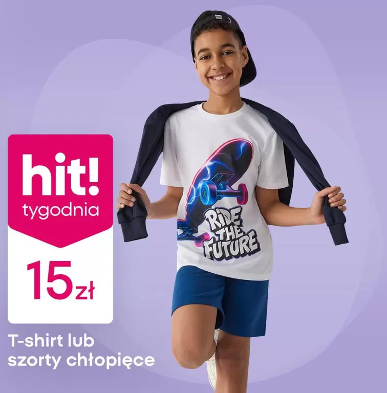 T-Shirt - T-shirt lub szorty chłopięce