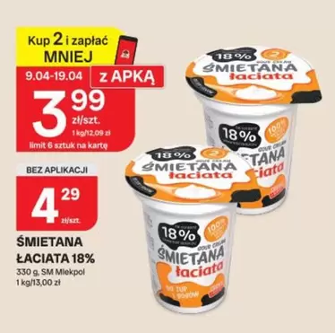 Sm - ŚMIETANA ŁACIATA 18%