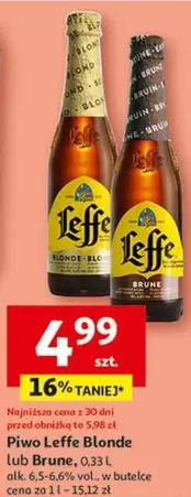 Piwo Leffe Blonde lub Brune