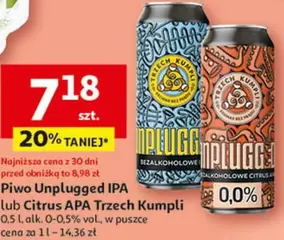 Piwo Unplugged IPA lub Citrus APA