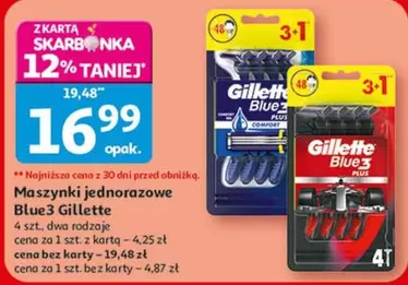 Plus - Maszynki jednorazowe Blue3