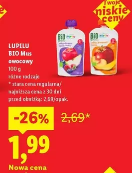LUPILU BIO Mus owocowy