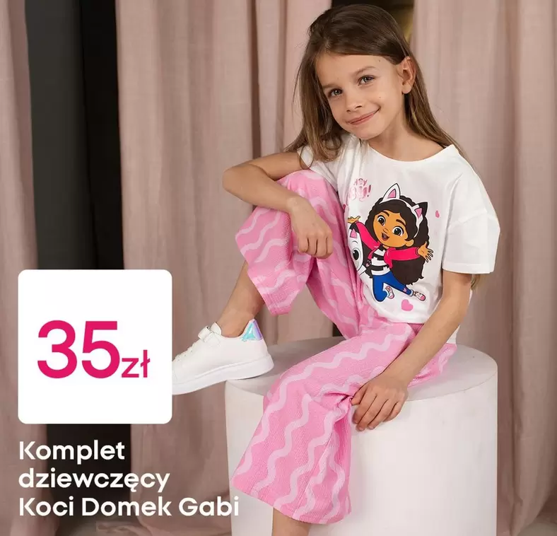 Komplet dziewczęcy Koci Domek Gabi