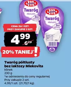 Twaróg półtłusty bez laktozy