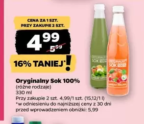 Oryginalny Sok 100%