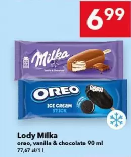 Lody Milka Oreo