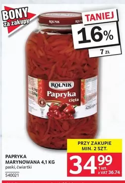 PAPRYKA MARYNOWANA paski, ćwiartki 540021