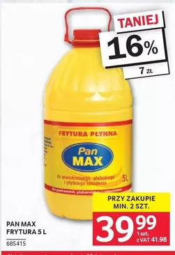 Pan - FRYTURA PŁYNNA 5 L