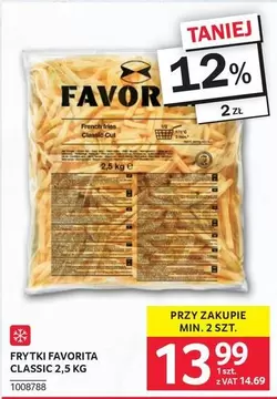 Classic - FRYТKI FAVORITA CLASSIC 2,5 KG