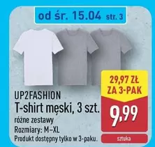 T-Shirt - T-shirt męski, 3 szt.