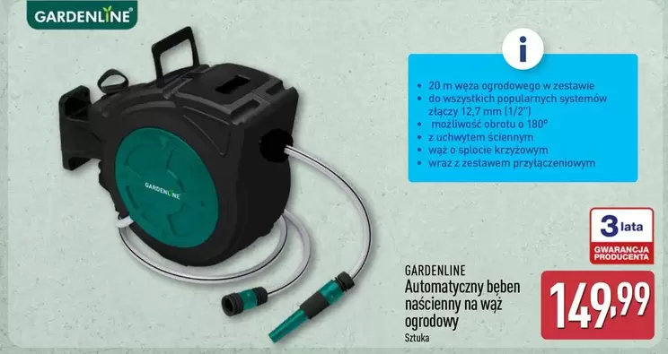 Mm - Automatyczny bęben naścienny na wąż ogrodowy