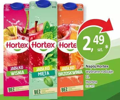 Napój Jabłko Wiśnia, Jabłko Mięta, Jabłko Brzoskwinia