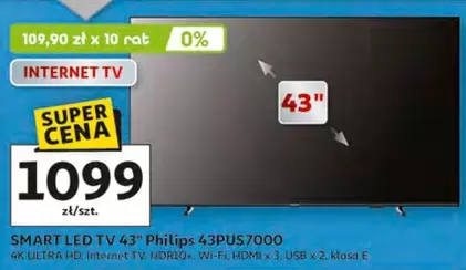 Philips - SMART LED TV 43PUS7000