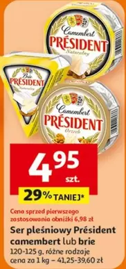 Ser pleśniowy camembert lub brie