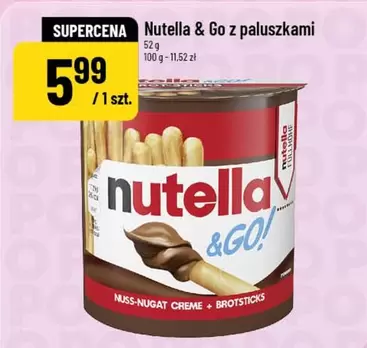 Nutella - & Go z paluszkami
