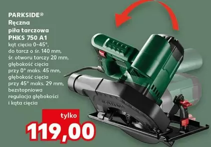 Mm - Ręczna piła tarczowa PHKS 750 A1