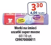 Worki na śmieci uszatki super mocne 60 l 10 szt.