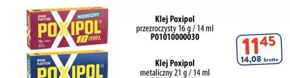 Klej Poxipol przezroczysty 16 g / 14 ml P01010000030