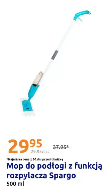 Mop do podłogi z funkcją rozpylacza