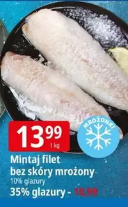 Mintaj filet bez skóry mrożony