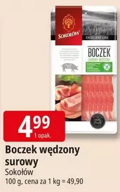 Boczek wędzony surowy