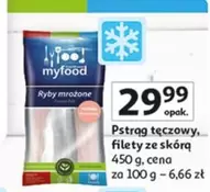 Pstrąg tęczowy, filety ze skórą