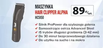 Mm - MASZYNKA HAIR CLIPPER ALPHA HC5150
