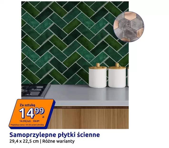 Samoprzylepne płytki ścienne