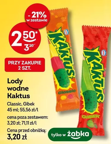 Classic - Lody wodne Kaktus