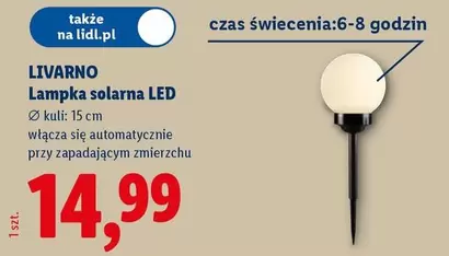 Lampka solarna LED