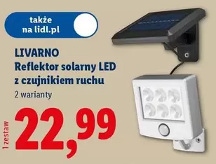 Reflektor solarny LED z czujnikiem ruchu