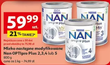 Plus - Mleko następne modyfikowane Nan OPTIpro  2,3,4 lub 5