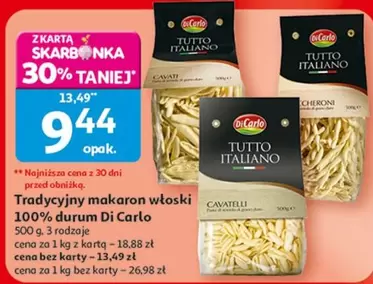 Tradycyjny makaron włoski 100% durum