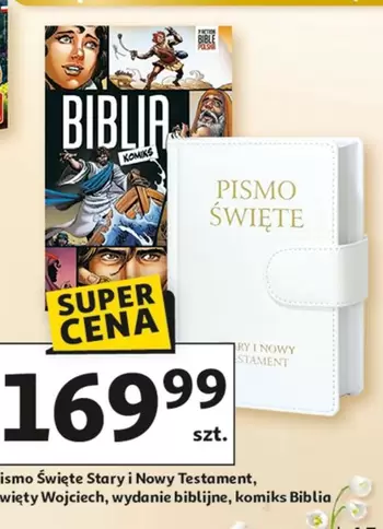 Biblia - Pismo Święte Stary i Nowy Testament, Święty Wojczech, wydanie biblijne, komiks