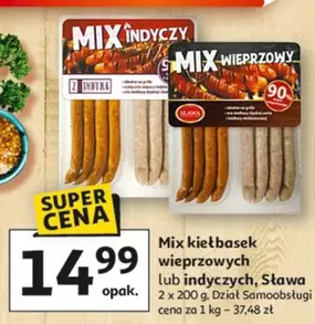 Mix -  kiełbasek wieprzowych lub indyczych
