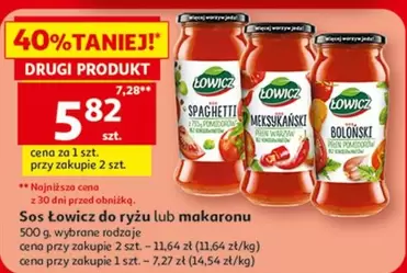 Sos łowicz do ryżu lub makaronu