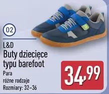 Buty dziecięce typu barefoot