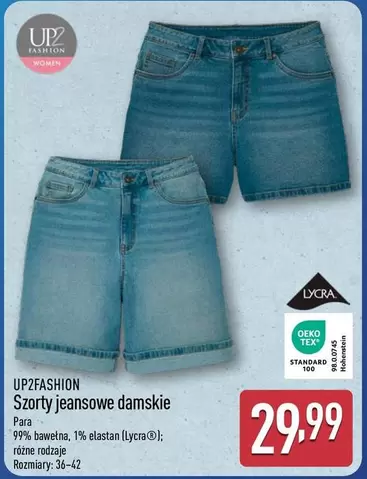 Szorty jeansowe damskie