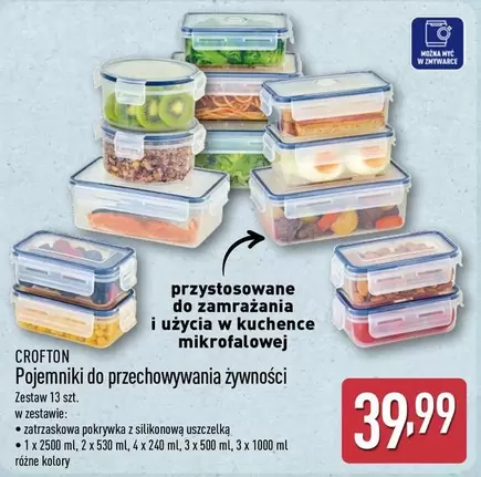Pojemniki do przechowywania żywności