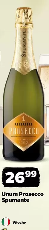 Prosecco - Unum  Spumante