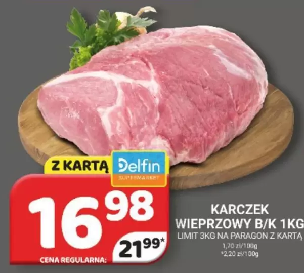 KARCZEK WIEPRZOWY B/K