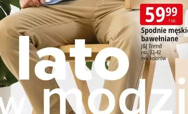Mix - Spodnie męskie bawełniane