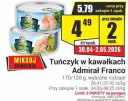 Tuńczyk w kawałkach