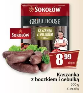 Kaszanka z boczkiem i cebulką