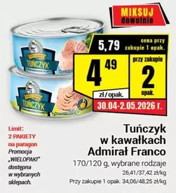 Tuńczyk w kawałkach