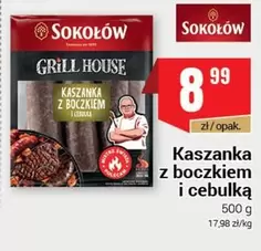 Kaszanka z boczkiem i cebulką