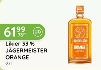 Jagermeister - Likier 33 % ORANGE