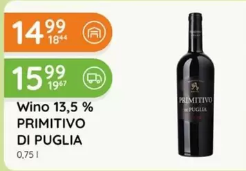 Wino Primitivo Di Puglia