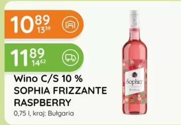 Wino C/S 10 % FRIZZANTE RASPBERRY